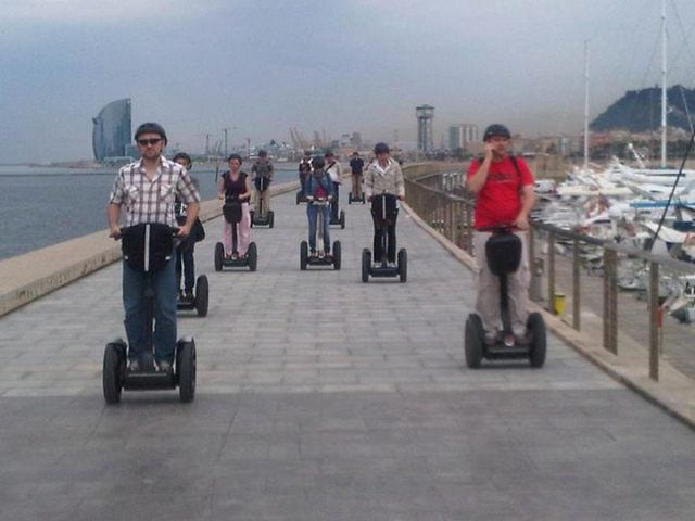 Segway en el paseo marítimo